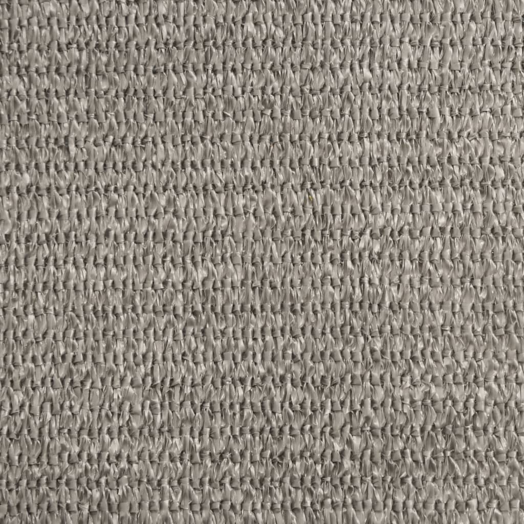 Burė nuo saulės, šviesiai siva, 5x5m, HDPE, 160g/m², kvadratinė