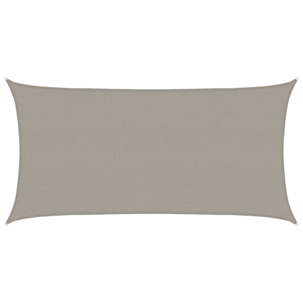 Burė nuo saulės, šviesiai siva, 2,5x5m, HDPE, 160g/m²