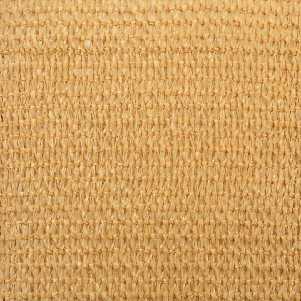 Burė nuo saulės, smėlio, 2,5x2,5m, HDPE, 160g/m², kvadratinė