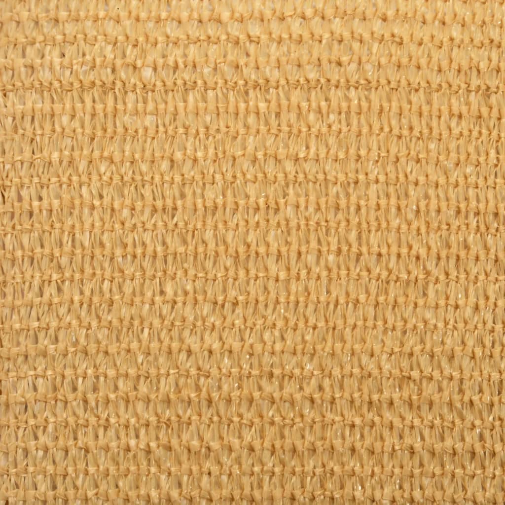 Burė nuo saulės, smėlio, 4,5x4,5m, HDPE, 160g/m², kvadratinė