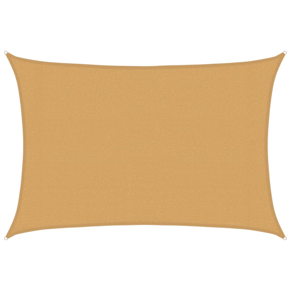 Burė nuo saulės, smėlio, 3x5m, HDPE, 160g/m², stačiakampė