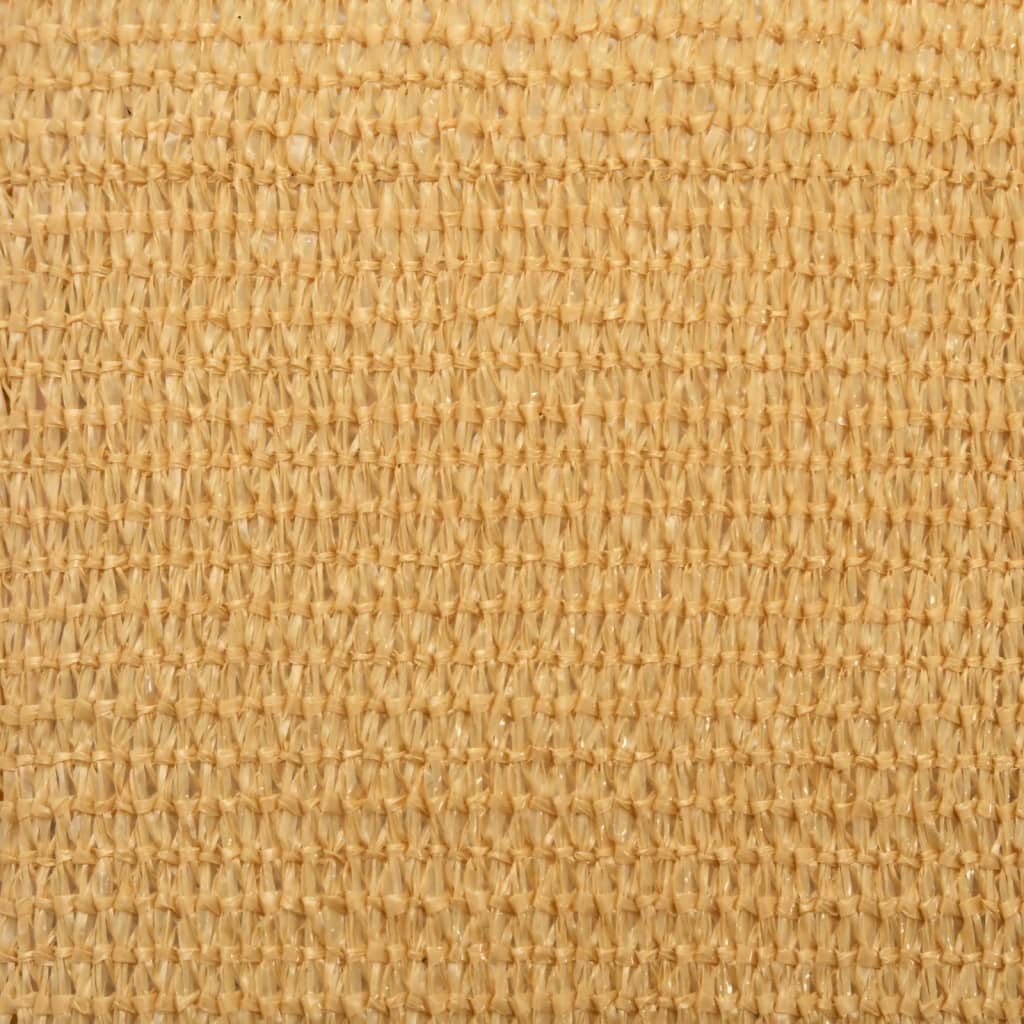 Saulės skėtis, burė, 160 g/m², trapecijos formos, smėlio spalvos, 4/5x4 m, HDPE