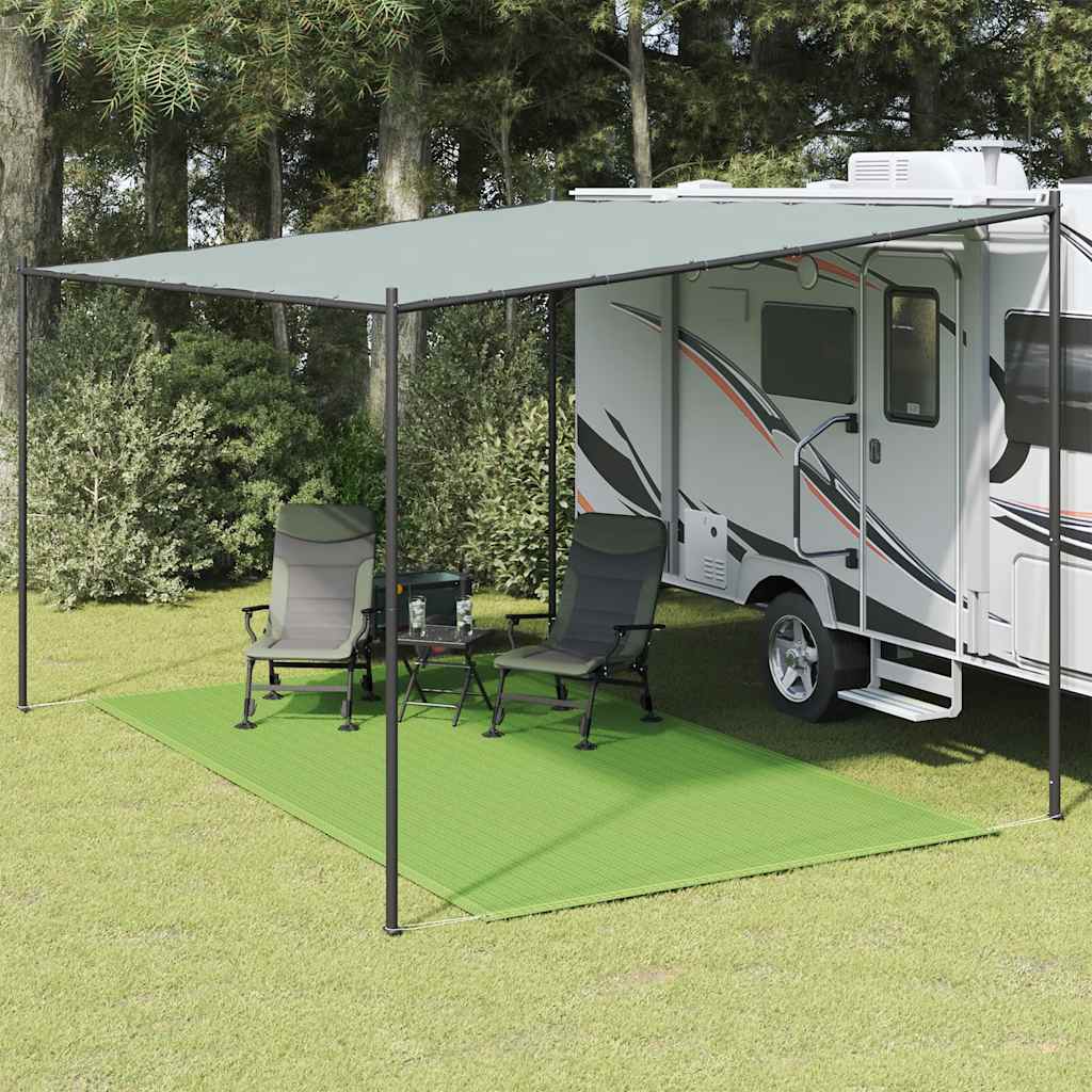 Tent carpet, light green, 250x450cm, HDPE