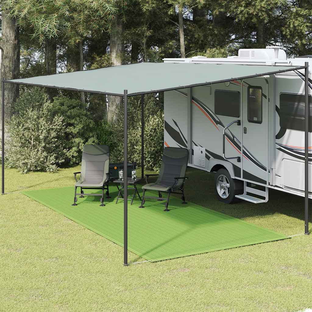 Tent carpet, light green, 250x500cm, HDPE