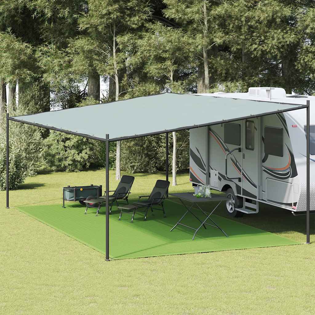 Tent carpet, light green, 400x600cm, HDPE
