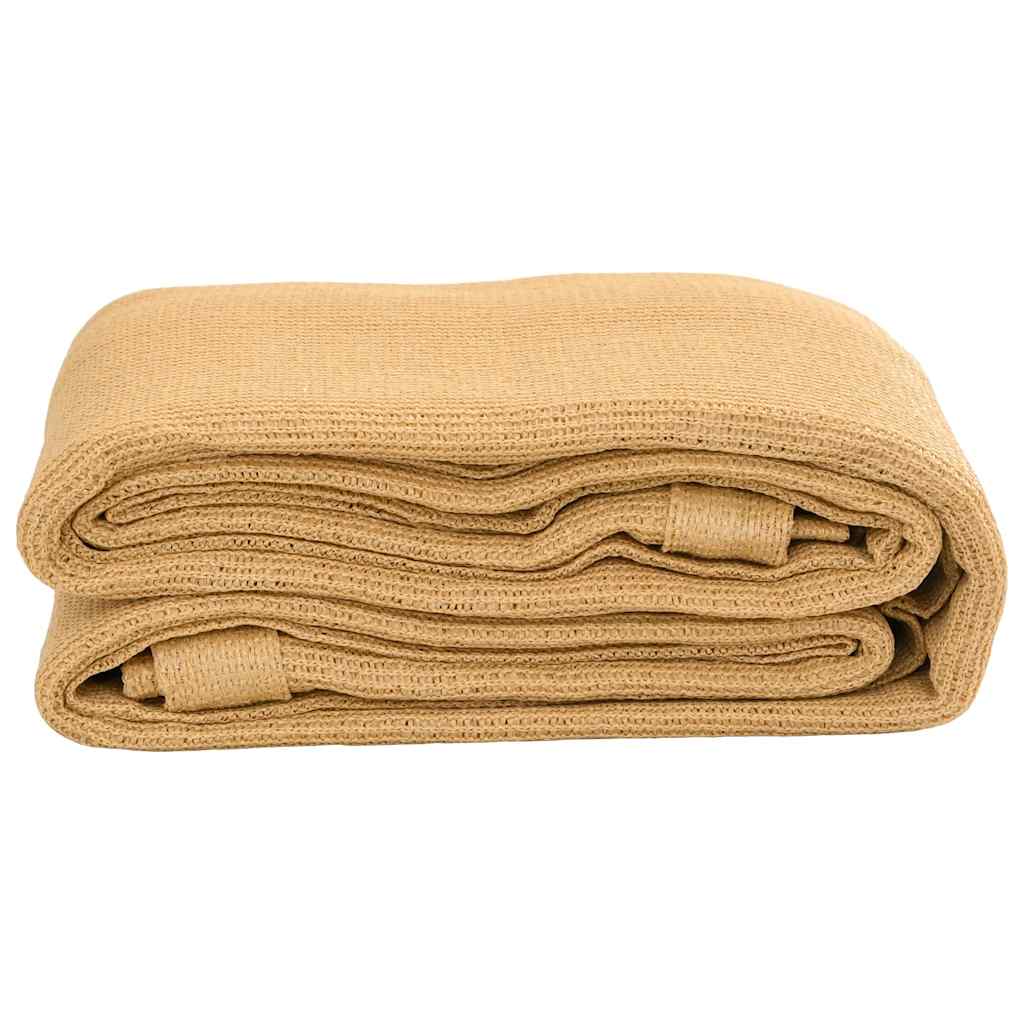 Tent carpet, sand, 300x400cm, HDPE