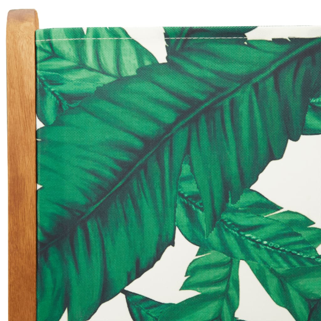 Atlošiamos sodo kėdės, 4vnt., žalios, audinys ir mediena