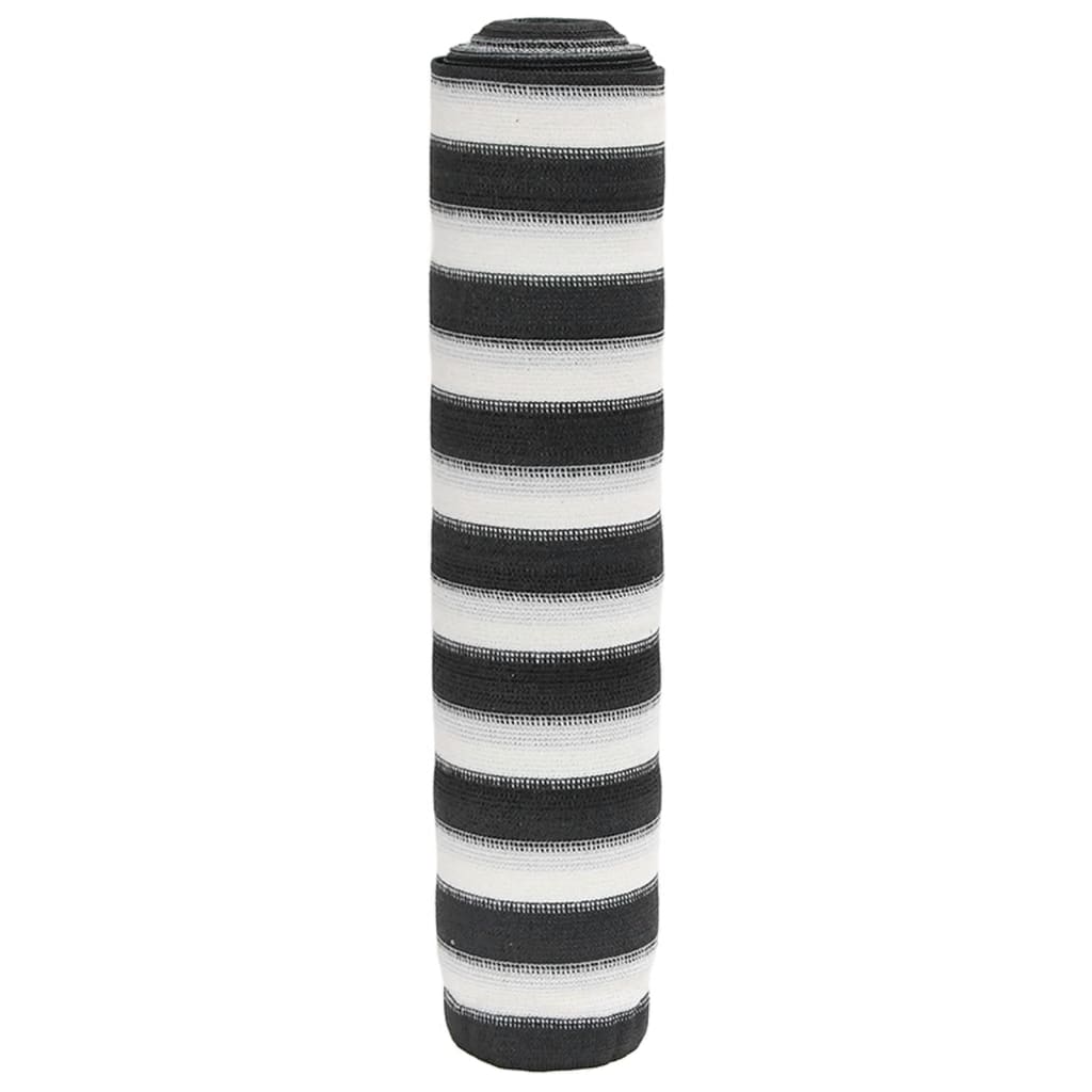 Privātuma aizsargtīkls, antracīts/balts, 1x10m, HDPE