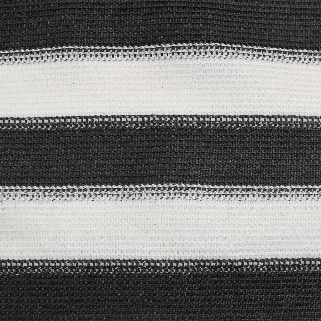 Privātuma aizsargtīkls, antracīts/balts, 1x10m, HDPE