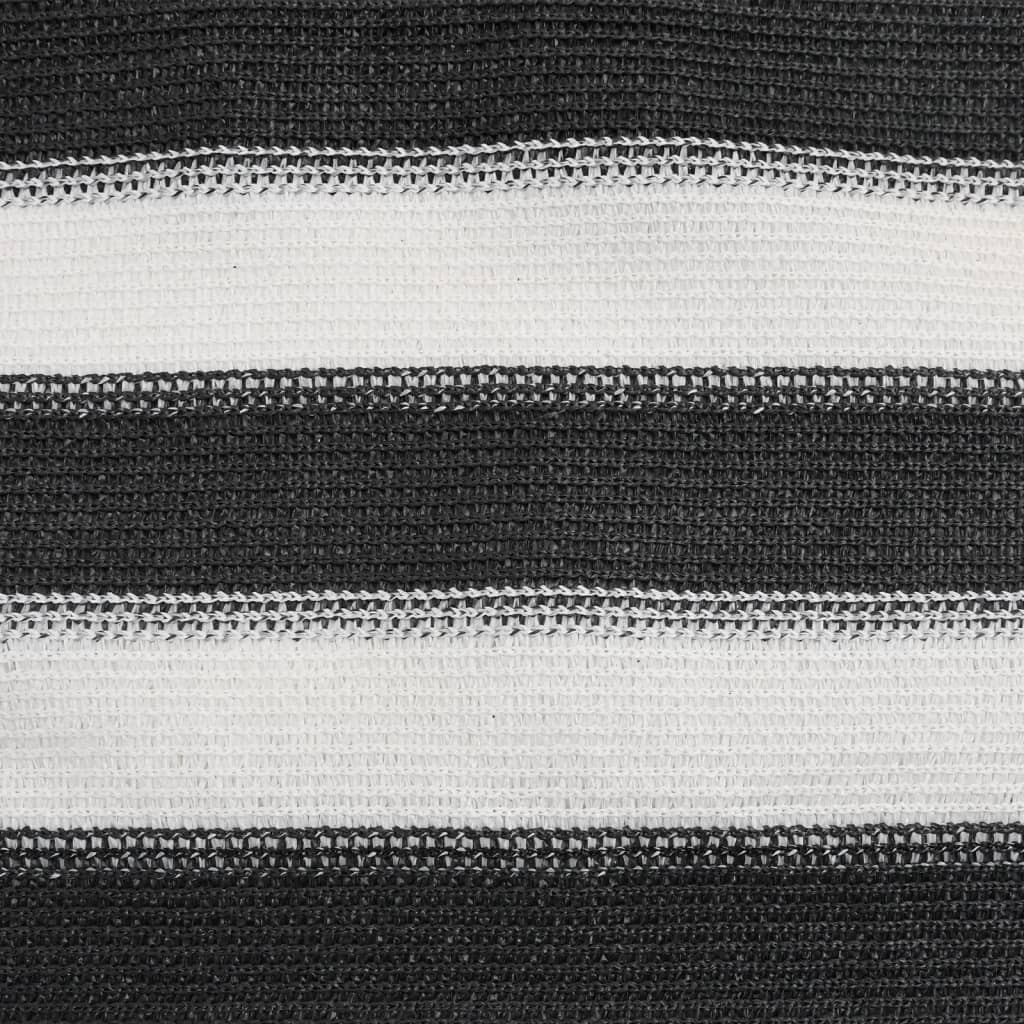 Privātuma siets, antracītpelēks/balts, 1,8x25m