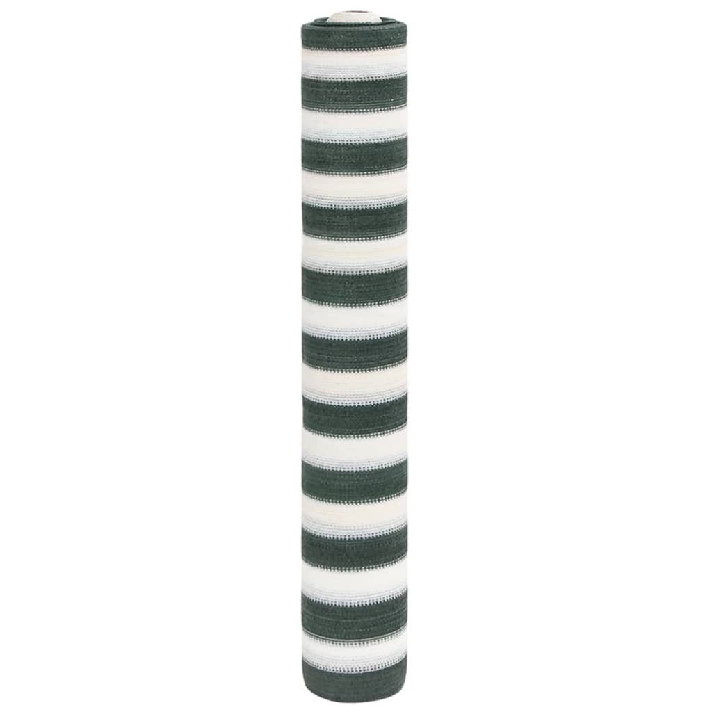Privātuma tīkls, zaļš/balts, 1,8x50m, HDPE