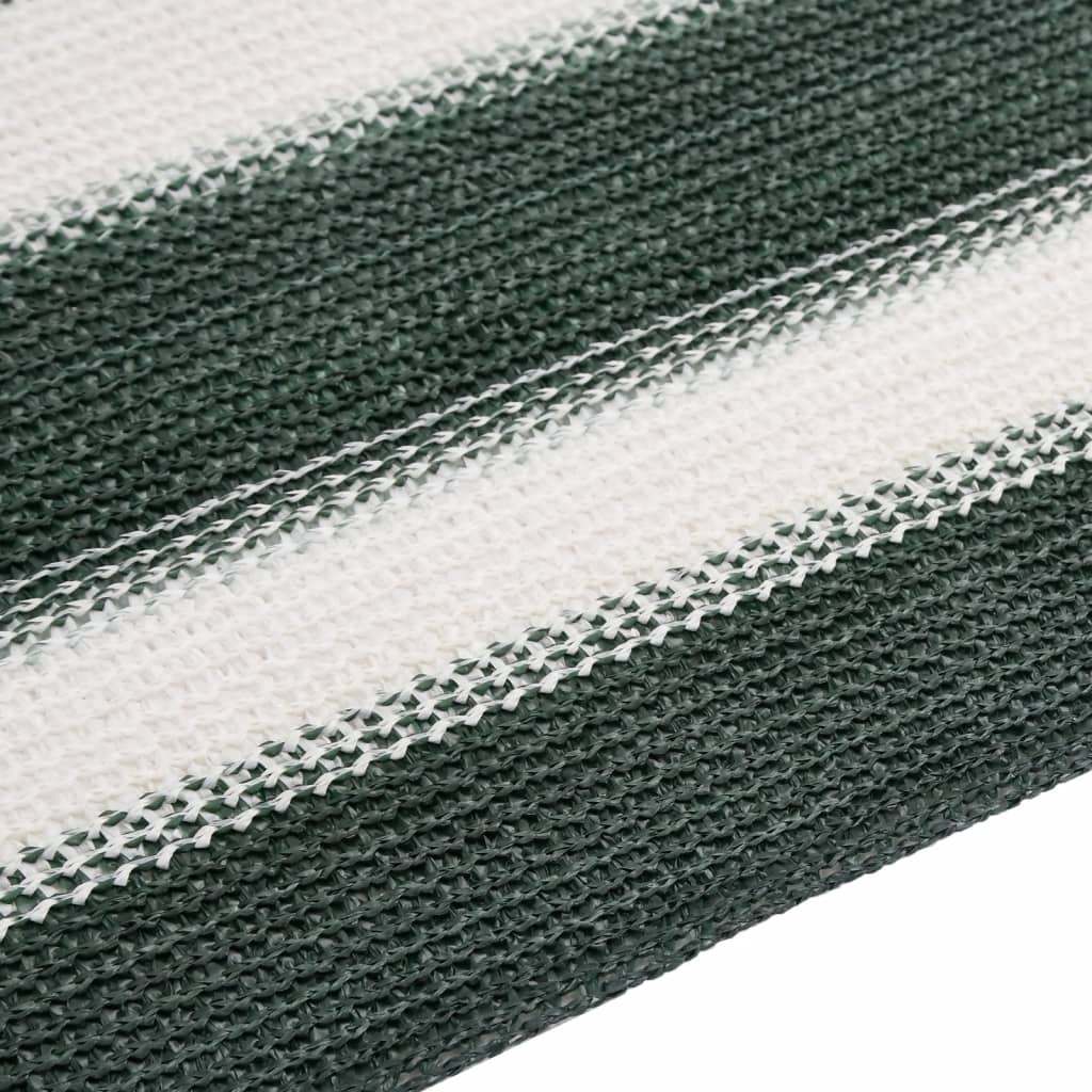 Privacy screen, green/white, 1.5x25m, HDPE