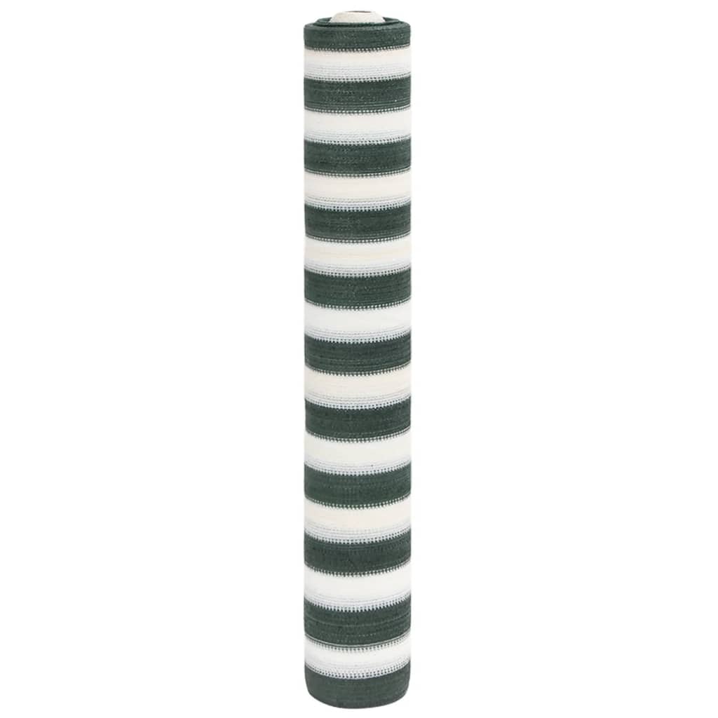Privacy screen, green/white, 1.5x10m, HDPE