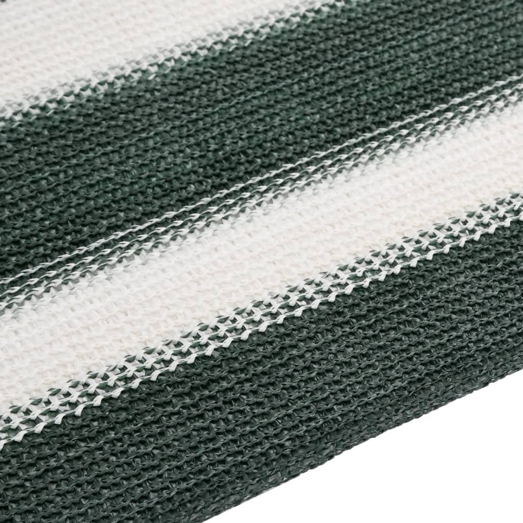 Privacy screen, green/white, 1.8x25m, HDPE