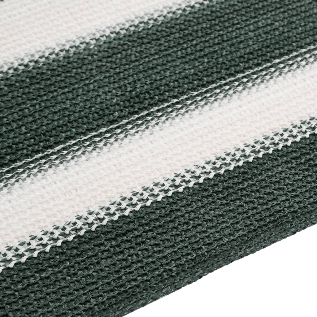 Privātuma tīkls, zaļš/balts, 2x10m, HDPE