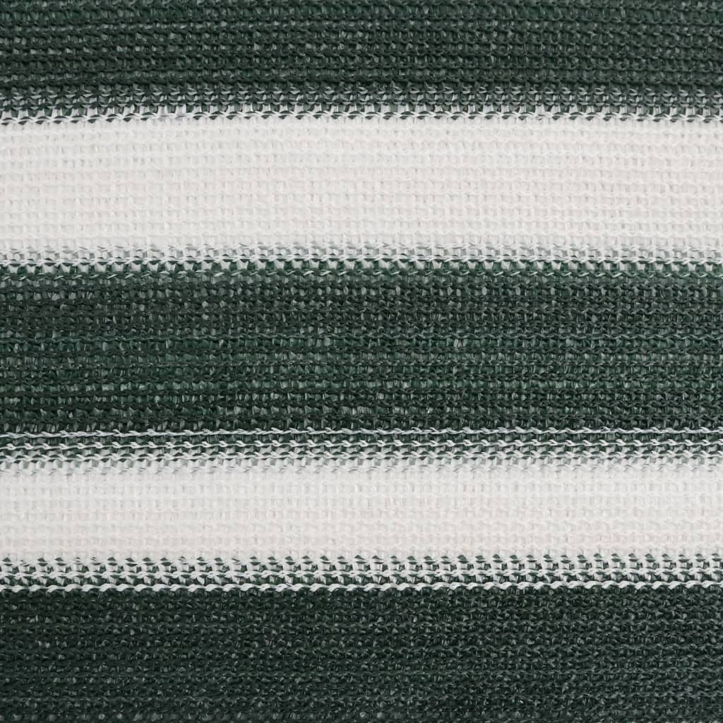 Privātuma tīkls, zaļš/balts, 2x10m, HDPE