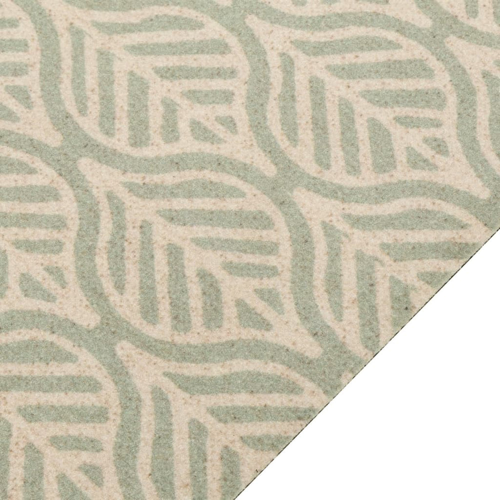 Kitchen rug, 45x150cm, velvet, washable, leaves