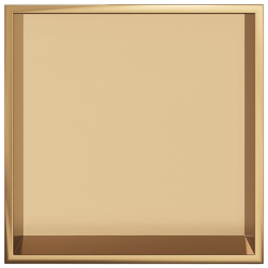 Niche Shower Shelf, Gold, 32x32x9cm, Stainless Steel