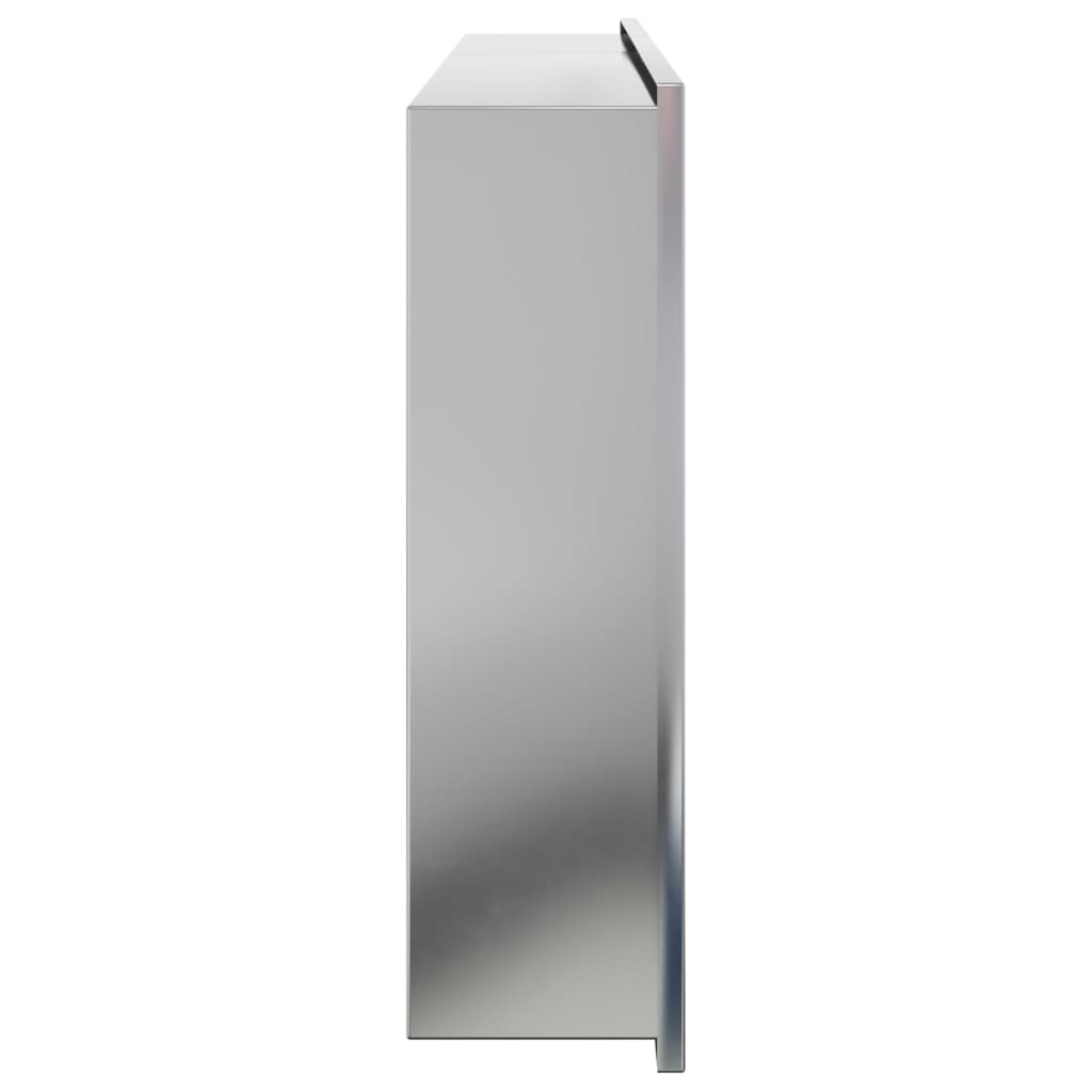 Niche shower shelf, silver, 62x32x9cm, stainless steel