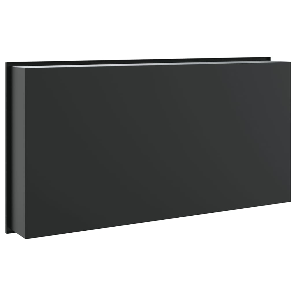 Niche shower shelf, matte black, 62x32x9cm, steel
