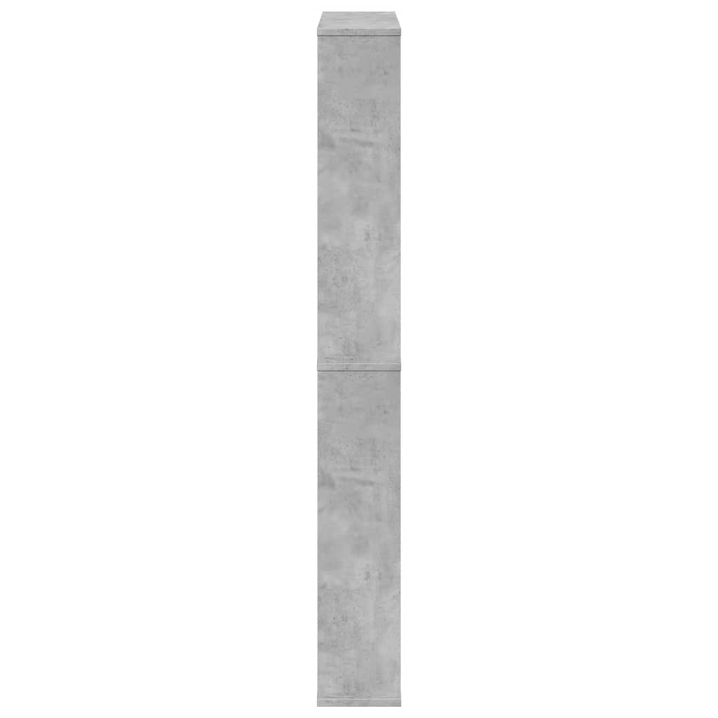 Batų spintelė su veidrodžiu, 4 aukštų, pilka, 63x17x134cm