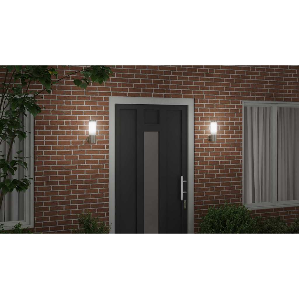 Lauko sieninė lemputė 2 pcs Sidabro 12 x 8,5 x 27 cm