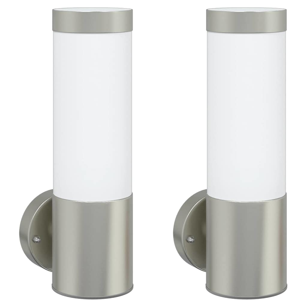 Lauko sieninė lemputė 2 pcs Sidabro 12 x 8,5 x 27 cm