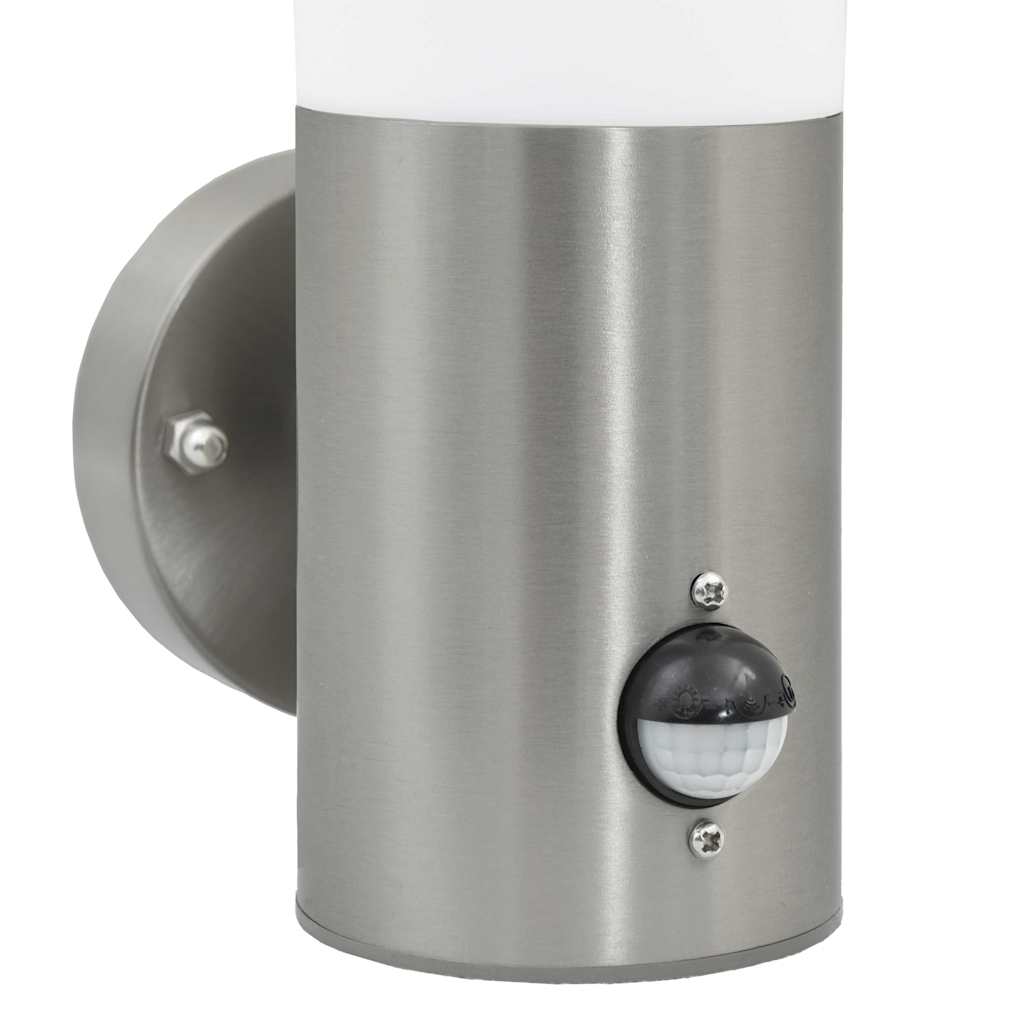 Lauko Sieniniai Šviestuvai 2 pcs Sidabro 12 x 7.5 x 29 cm