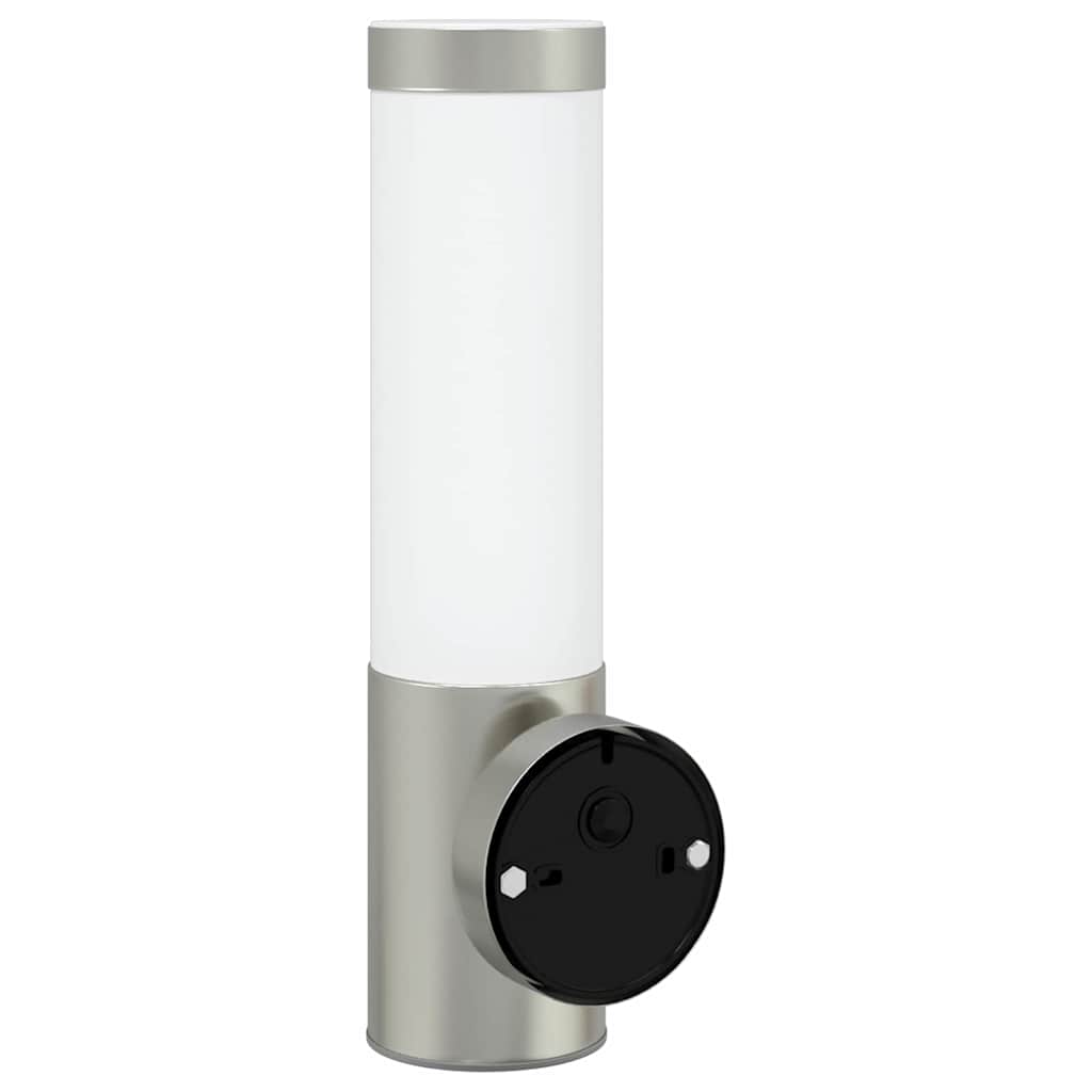 Lauko Sieniniai Šviestuvai 2 pcs Sidabro 12 x 7.5 x 29 cm