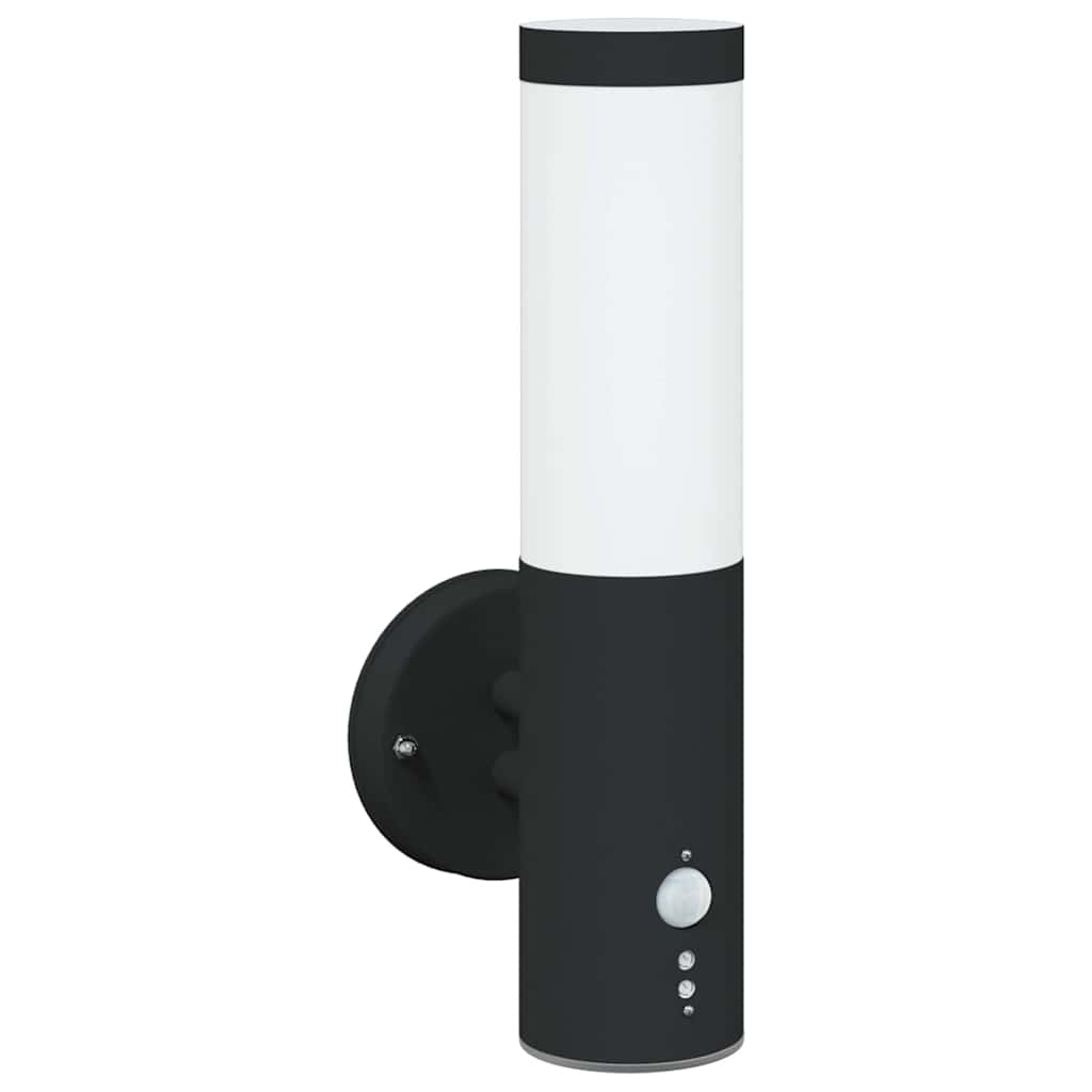 Lauko sieninė lemputė 2 pcs Juoda 15 x 7,5 x 33 cm