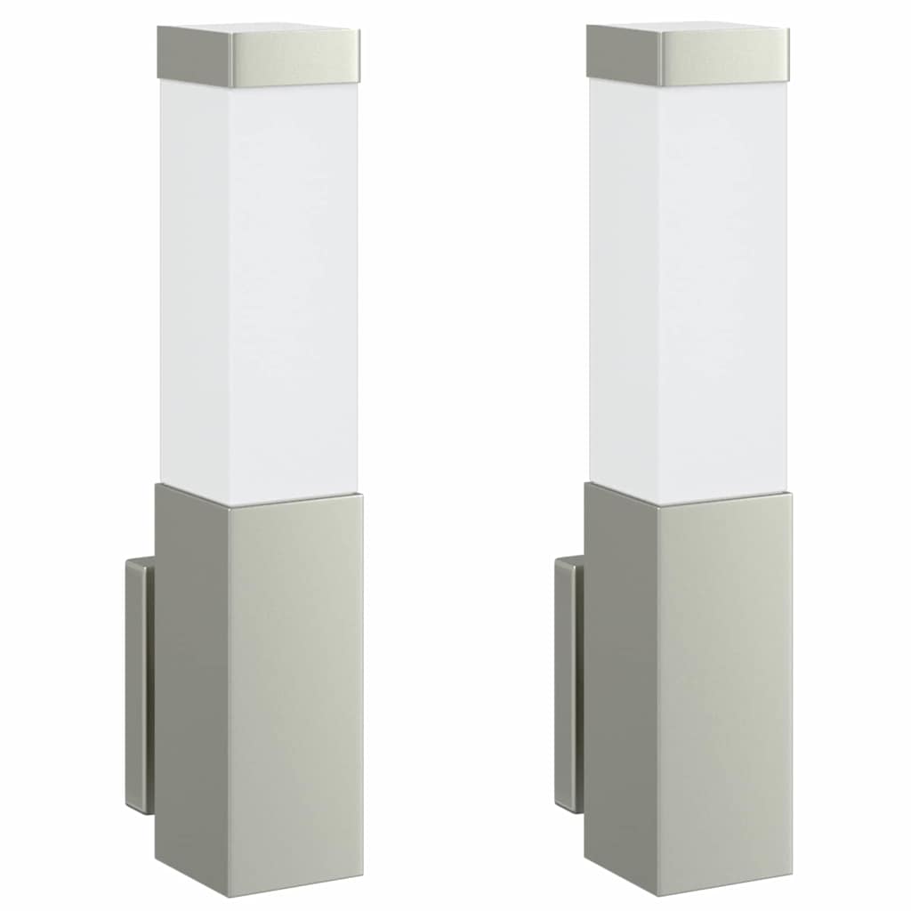 Lauko sieninė lemputė 2 pcs Sidabro 10.5 x 6 x 33 cm