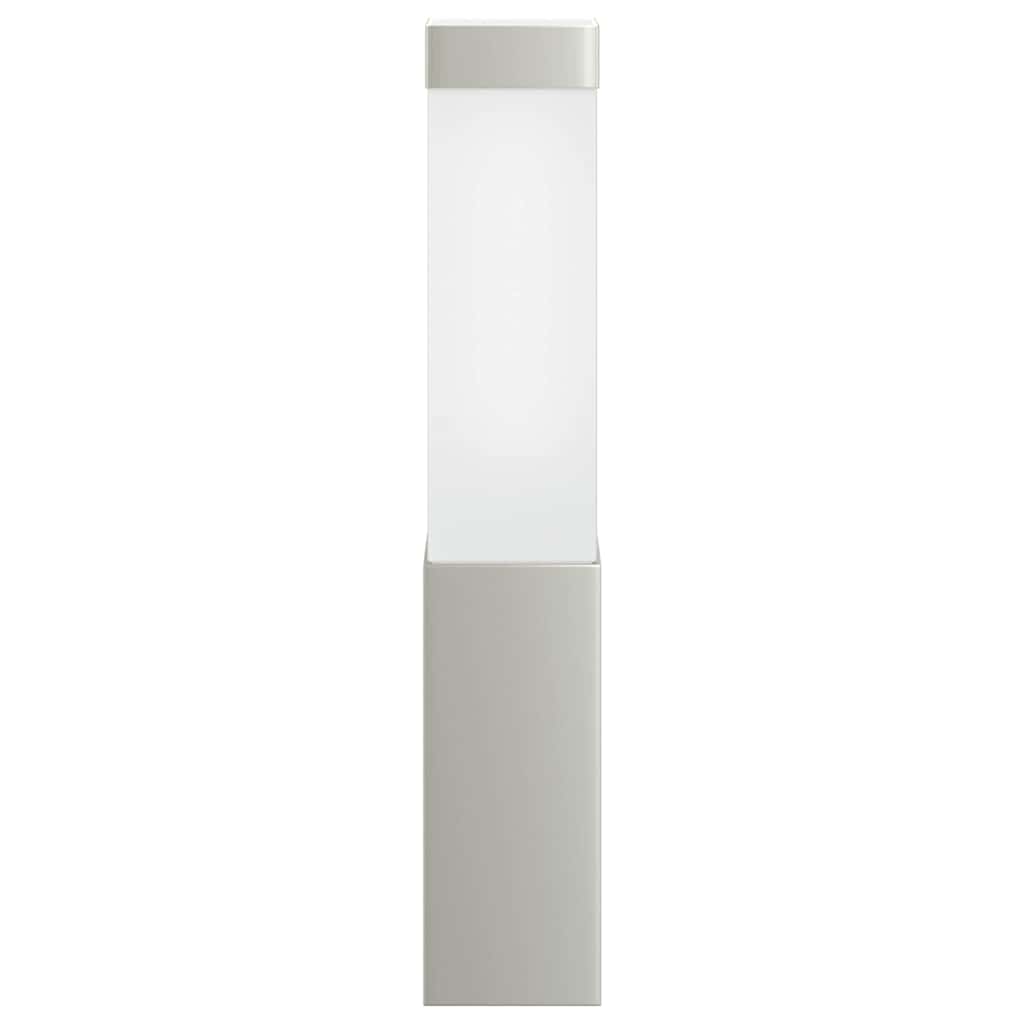 Outdoor Wall Light 2 pcs Silver 10.5 x 6 x 33 cm