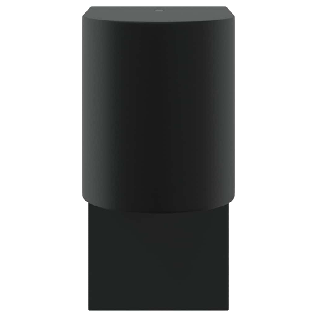 Lauko Sieniniai Šviestuvai 2 pcs Juoda 12 x 7 x 15 cm