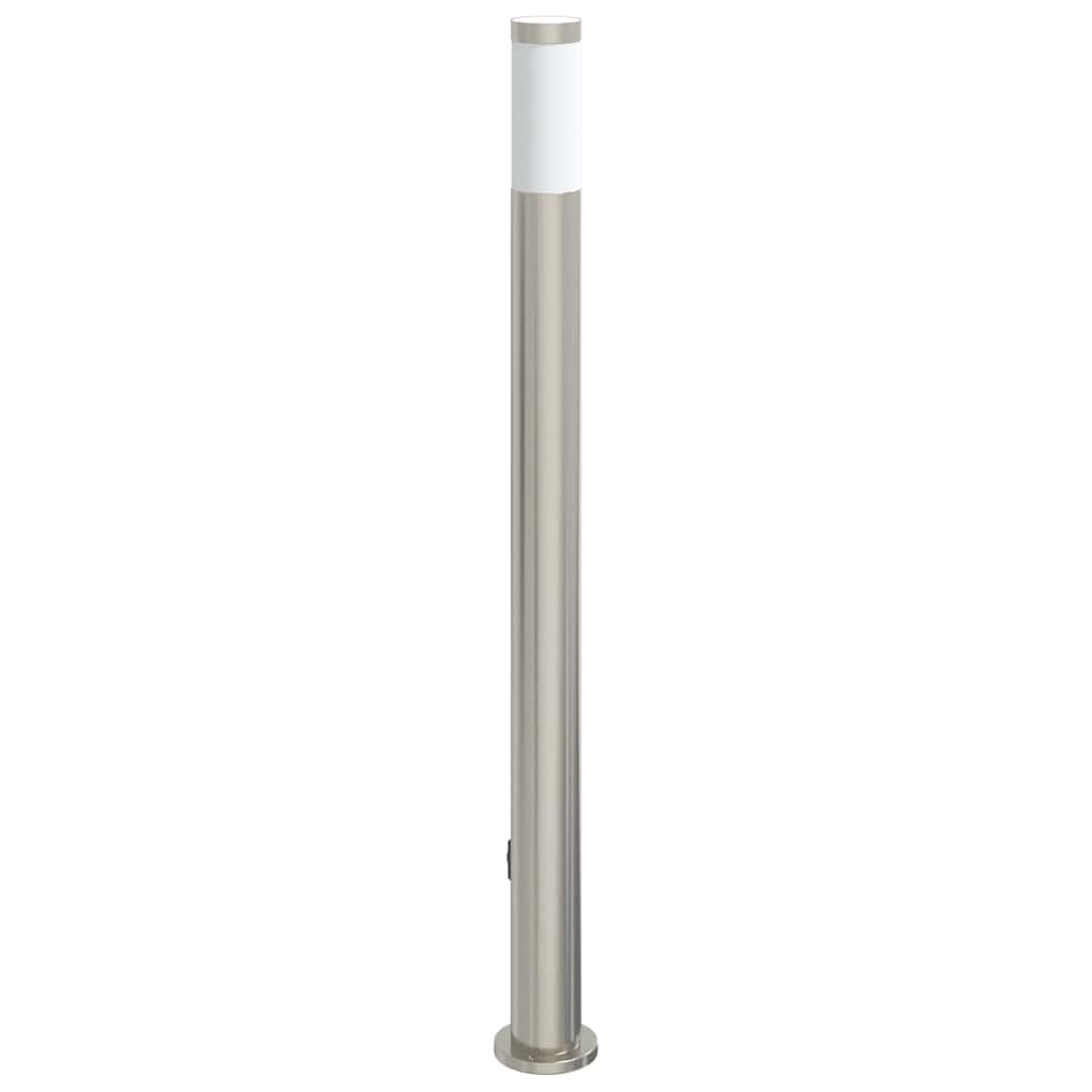 Šviestuvas su stulpeliu, 110 cm, nerūdijantis plienas, IP44