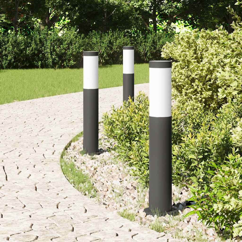 Šviestuvai stulpeliams, 3 vnt., 50 cm, nerūdijantis plienas, IP44