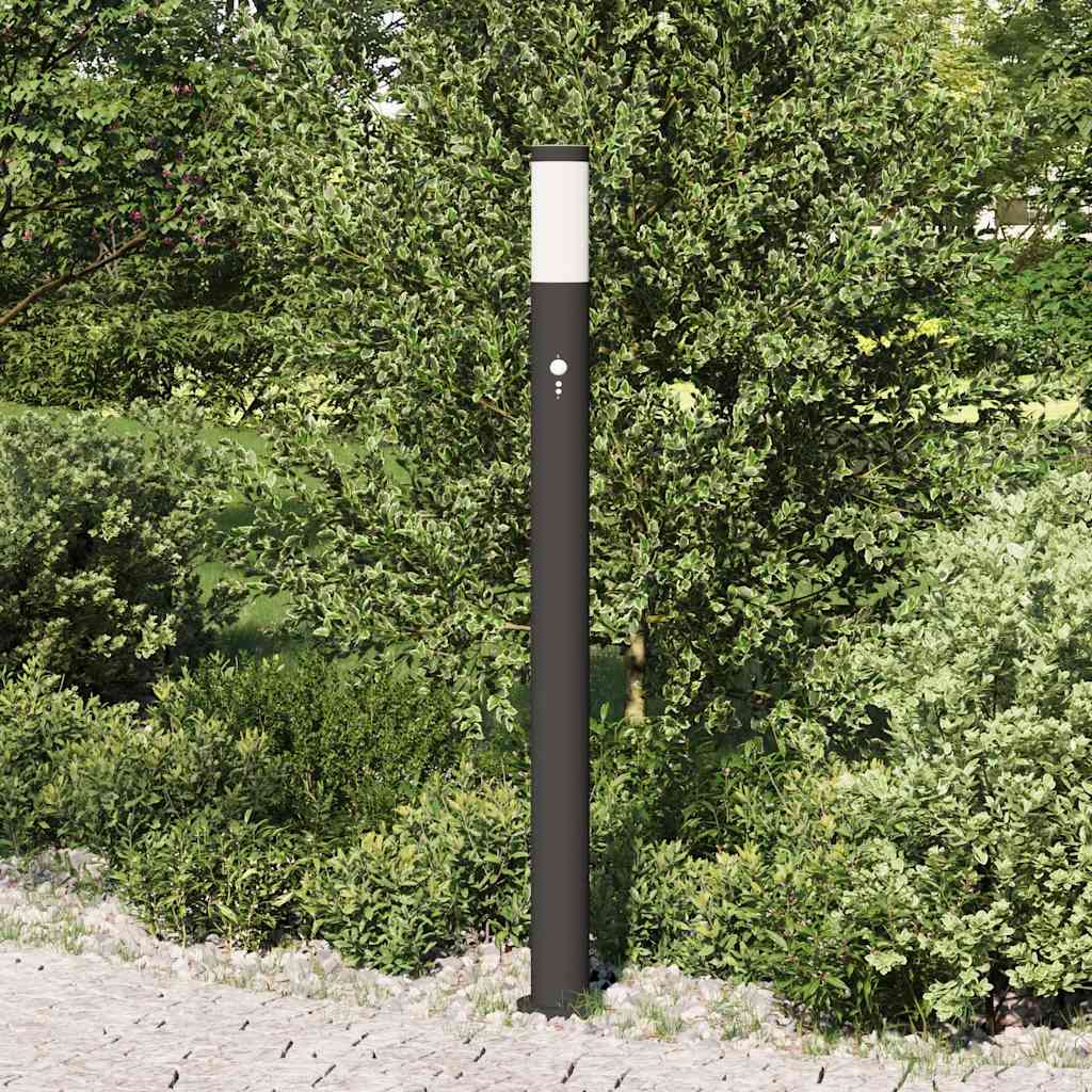 Apsauginis šviestuvas su jutikliu, 110 cm, nerūdijantis plienas, IP44
