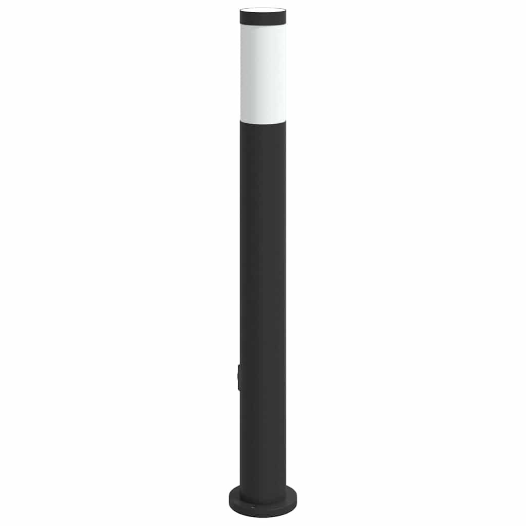 Šviestuvas su stulpeliu, 80 cm, nerūdijantis plienas, IP44