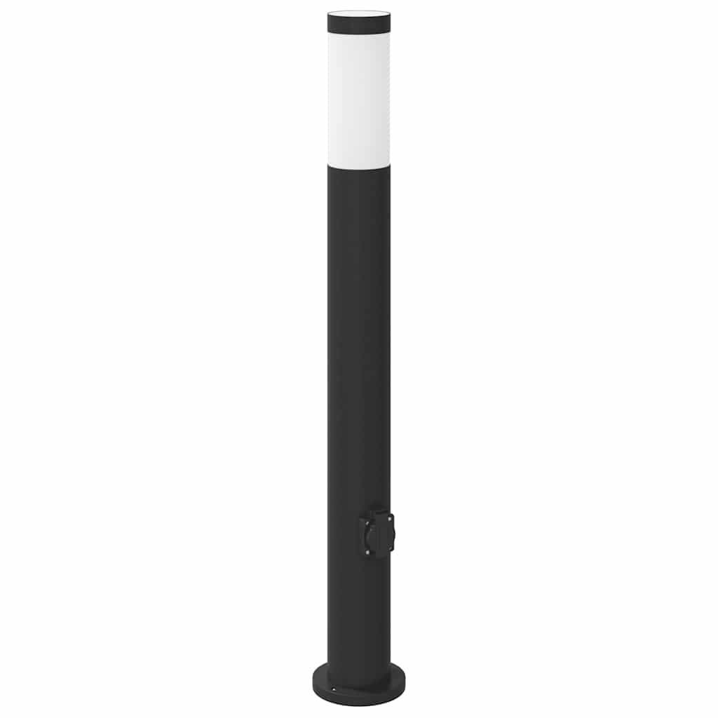 Šviestuvai su išleidimo anga, 3 vnt., 80 cm, nerūdijantis plienas, IP44