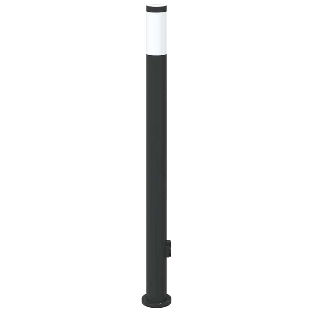Šviestuvas su stulpeliu, 110 cm, nerūdijantis plienas, IP44