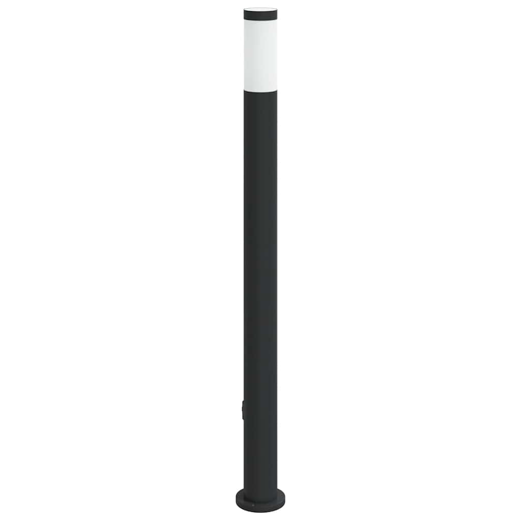 Šviestuvas su stulpeliu, 110 cm, nerūdijantis plienas, IP44