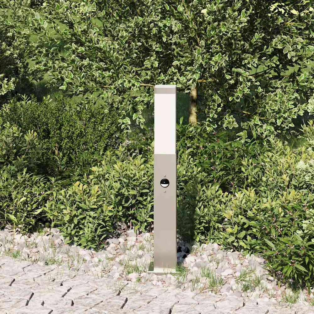 Apsauginis stulpelis su jutikliu, 50 cm, nerūdijantis plienas, IP44