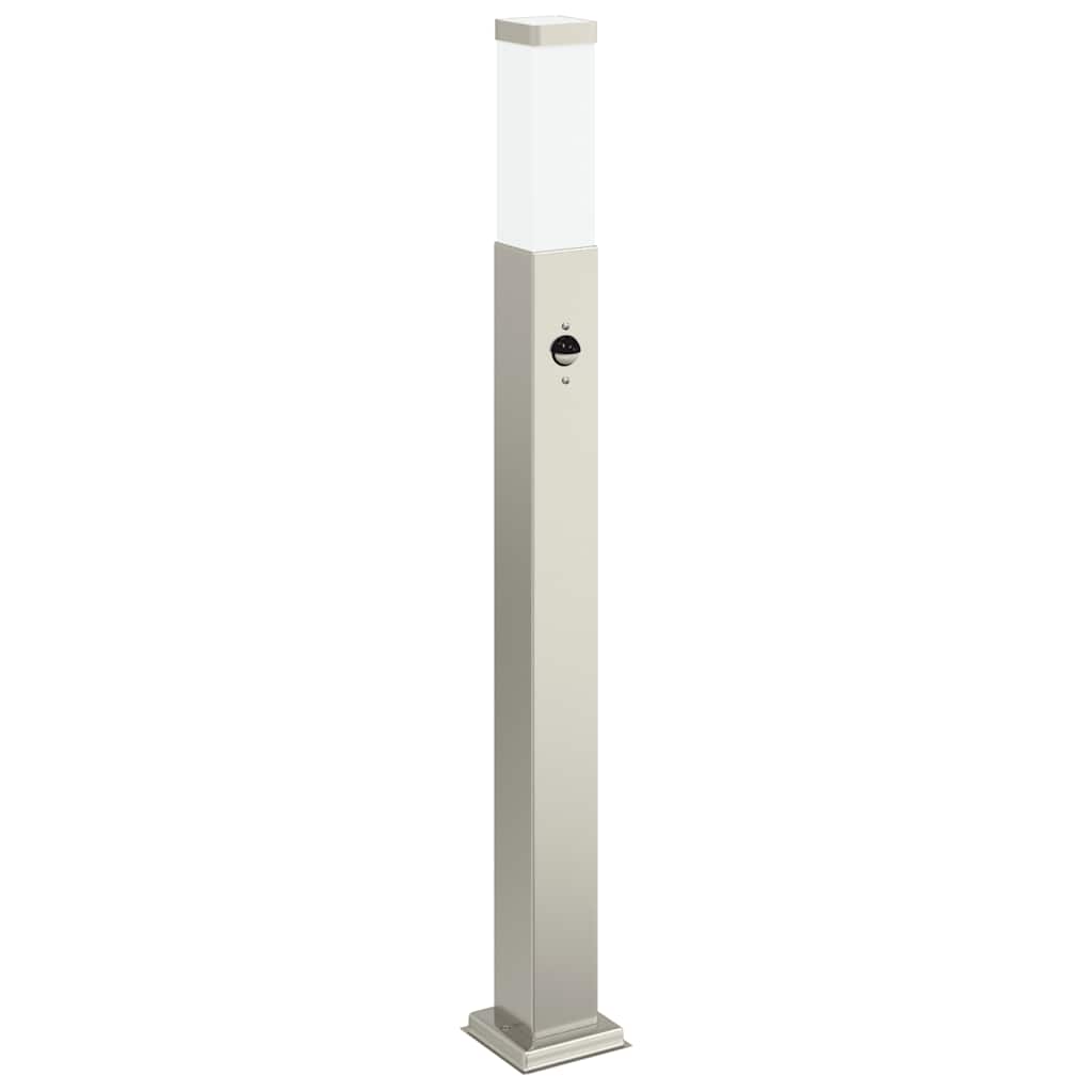 Šviestuvai su jutikliu, 3 vnt., 80 cm, nerūdijantis plienas, IP44