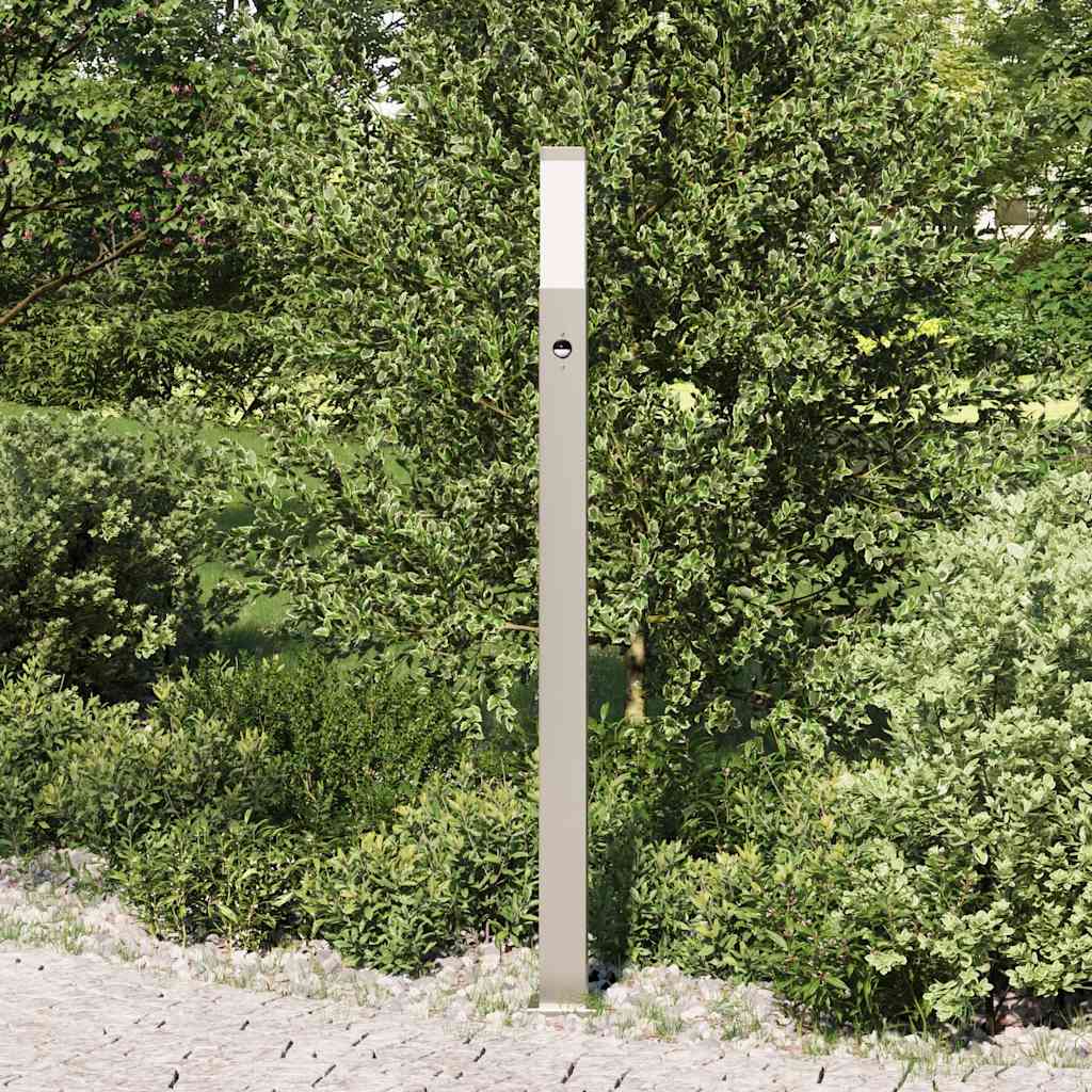 Apsauginis šviestuvas su jutikliu, 110 cm, nerūdijantis plienas, IP44
