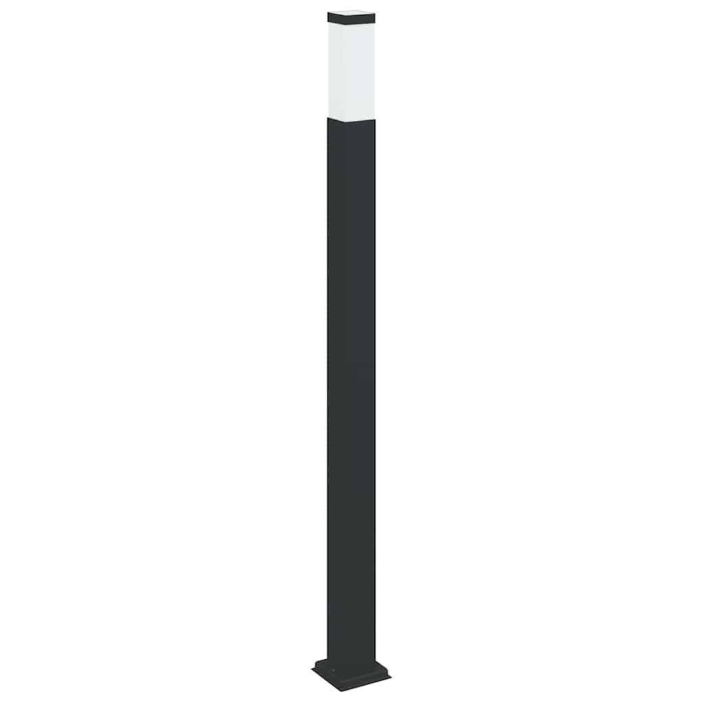 Šviestuvai stulpeliams, 3 vnt., 110 cm, juodi, IP44