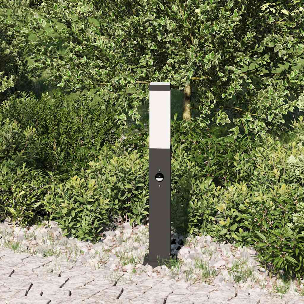 Apsauginis stulpelis su jutikliu, 50 cm, juodas, IP44