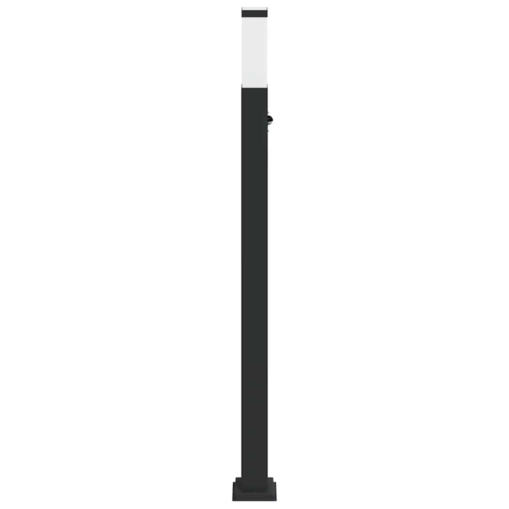 Apsauginis stulpelis su jutikliu, 110 cm, juodas, IP44