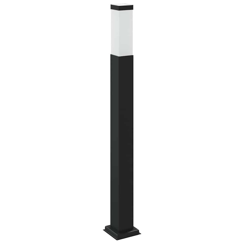 Šviestuvas su stulpeliu, 80 cm, juodas, IP44