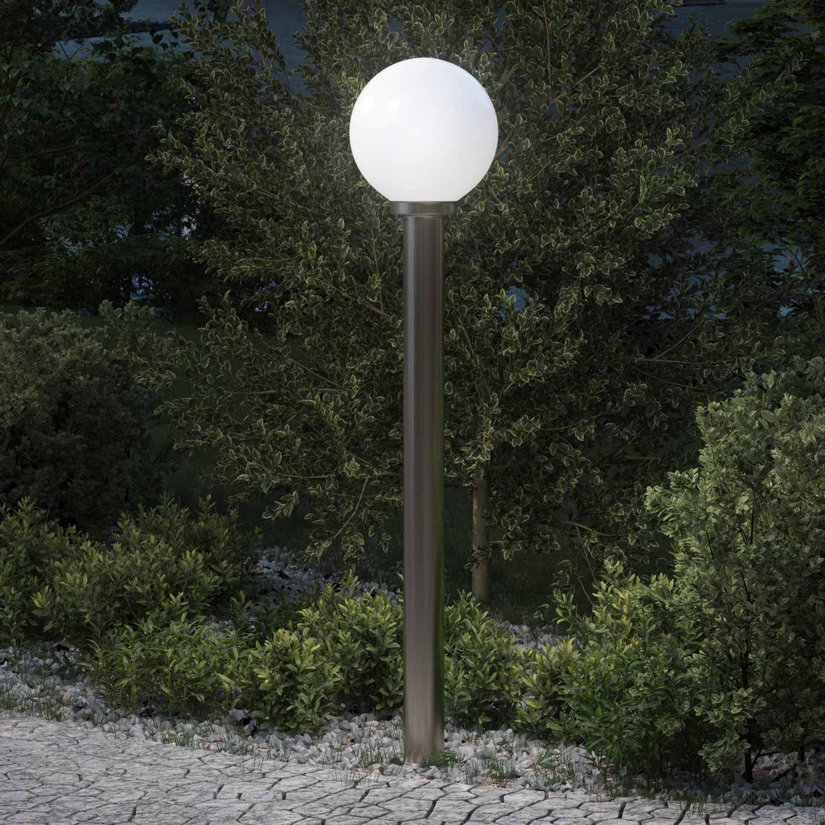 Apšvietimo stulpelis, 120 cm, nerūdijantis plienas, IP44
