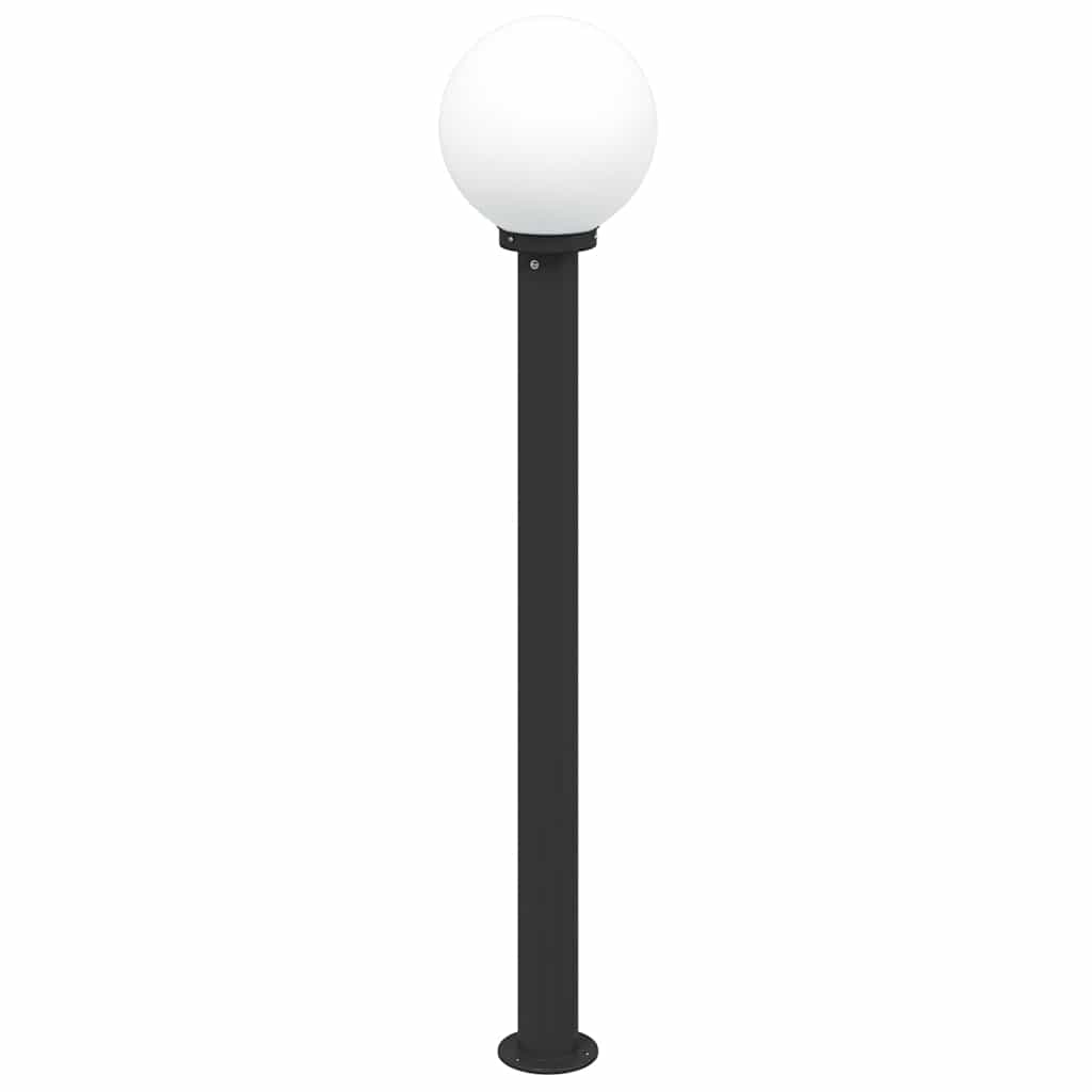 Šviestuvai stulpeliams, 3 vnt., 120 cm, juodi, IP44
