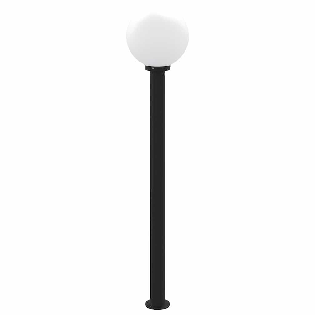 Apsauginis stulpelis su jutikliu, 120 cm, juodas, IP44